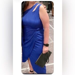 Elegant Blue Women's Dress